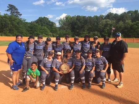 Lady Hawks win GCAA championship with victory over Georgia Highlands